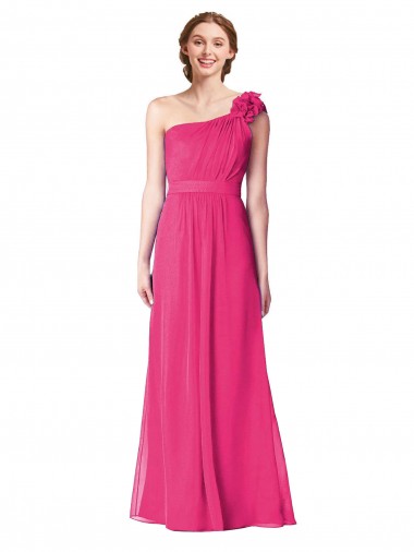 Azalea A-Line One Shoulder Long Bridesmaid Gown York