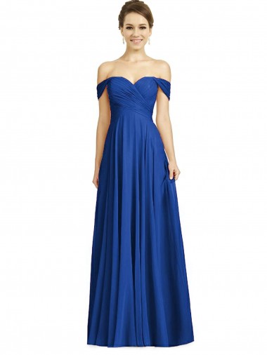 Royal Blue A-Line Sweetheart Long Semi Formal Evening Dress / Bridesmaid Dress York