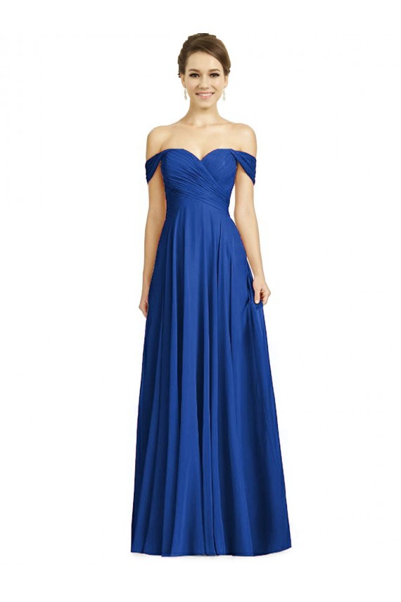 Royal Blue A-Line Sweetheart Long Semi Formal Evening Dress / Bridesmaid Dress York