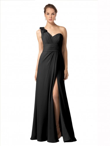 Black A-Line Sweetheart Long Bridesmaid Dress / Formal Dress York