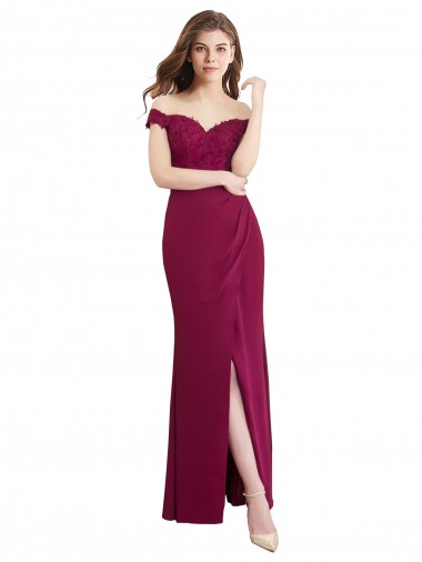 Mermaid High Neck Long Bridesmaid Dress / Formal Dress York