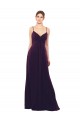 Open Back Grape A-Line Sweetheart Long Formal Dress / Bridesmaid Dress York