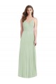 Sage Trumpet V-Neck Long Semi Formal Evening Dress / Bridesmaid Dress York