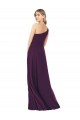 Grape A-Line One Shoulder Long Formal Dress / Bridesmaid Dress York