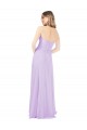 Lilac A-Line Strapless Long Floor Length Bridesmaid Dress York