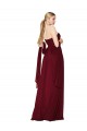 Burgundy A-Line Strapless Long Formal Evening Gown / Prom Dress / Bridesmaid Dress York