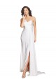 White A-Line One Shoulder Long Wedding Dress York