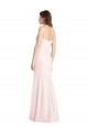 Low Back Pink Trumpet Strapless Long Semi Formal Evening Dress / Prom Dress / Bridesmaid Dress York