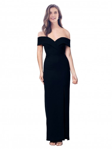 Black Mermaid Sweetheart Long Formal Dress / Bridesmaid Dress York