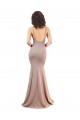 Low Back Dusty Pink Mermaid V-Neck Long Black Tie Evening Gown / Prom Dress / Bridesmaid Dress York