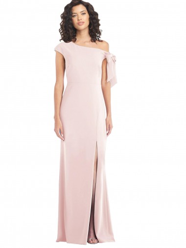 Pink Trumpet Off the Shoulder Long Formal Evening Gown / Prom Dress / Bridesmaid Dress York