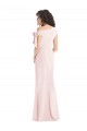 Pink Trumpet Off the Shoulder Long Formal Evening Gown / Prom Dress / Bridesmaid Dress York