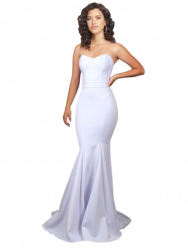 White Mermaid High Neck Long Beach Wedding Dresses York