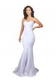 White Mermaid High Neck Long Beach Wedding Dresses York