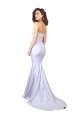 White Mermaid High Neck Long Beach Wedding Dresses York