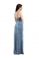 Low Back Dusty Blue Trumpet Sweetheart Long Formal Evening Gown / Prom Dress / Bridesmaid Dress York