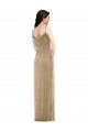 Champagne Sheath One Shoulder Long Black Tie Evening Gown / Prom Dress / Bridesmaid Dress York