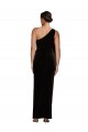 Black Sheath One Shoulder Long Formal Evening Gown / Prom Dress / Bridesmaid Dress York